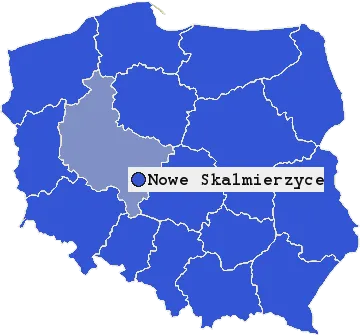 Mapa Nowych Skalmierzyc