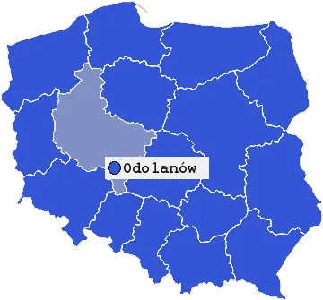 Mapa Odolanowa
