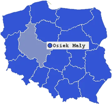 Mapa Osieka Małego