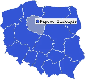 Mapa Papowa Biskupiego