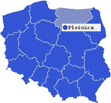 Mapa Płośnicy
