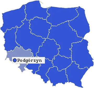 Mapa Podgórzyna