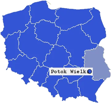 Mapa Potoka Wielkiego