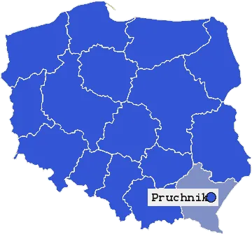 Mapa Pruchnika