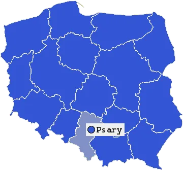 Mapa Psar