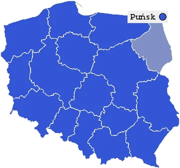 Mapa Puńska