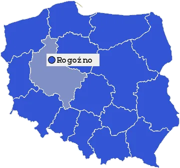 Mapa Rogoźna