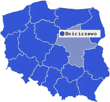 Mapa Rościszewa
