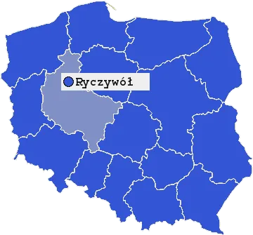 Mapa Ryczywołu