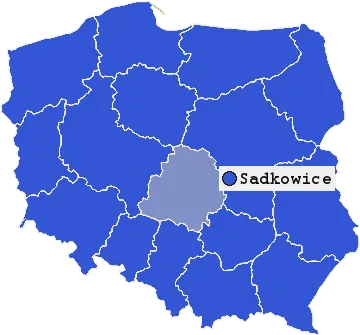 Mapa Sadkowic