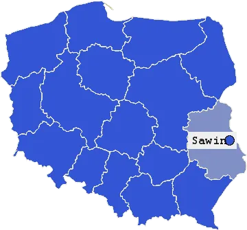Mapa Sawina