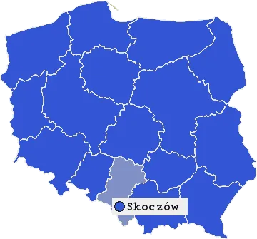 Mapa Skoczowa