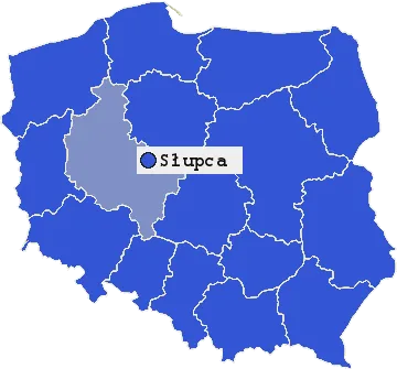 Mapa Słupcy