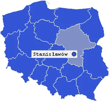 Mapa Stanisławowa
