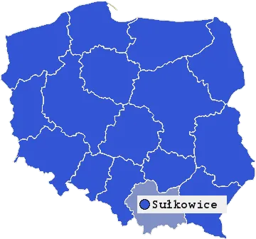 Mapa Sułkowic