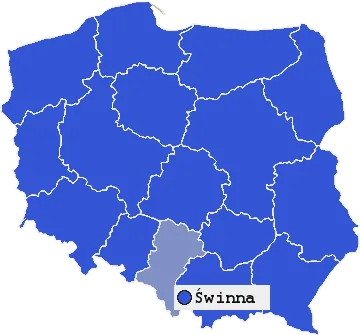 Mapa Świnnej
