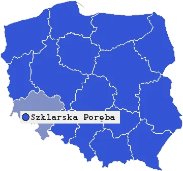 Mapa Szklarskiej Poręby