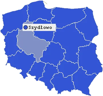 Mapa Szydłowa