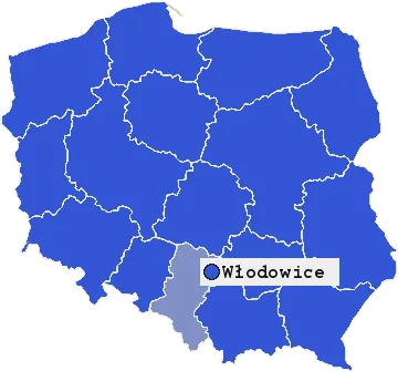 Mapa Włodowic