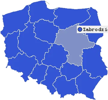 Mapa Zabrodzia