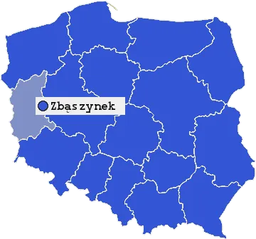 Mapa Zbąszynka