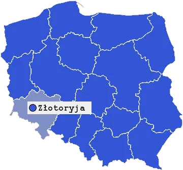 Mapa Złotoryi
